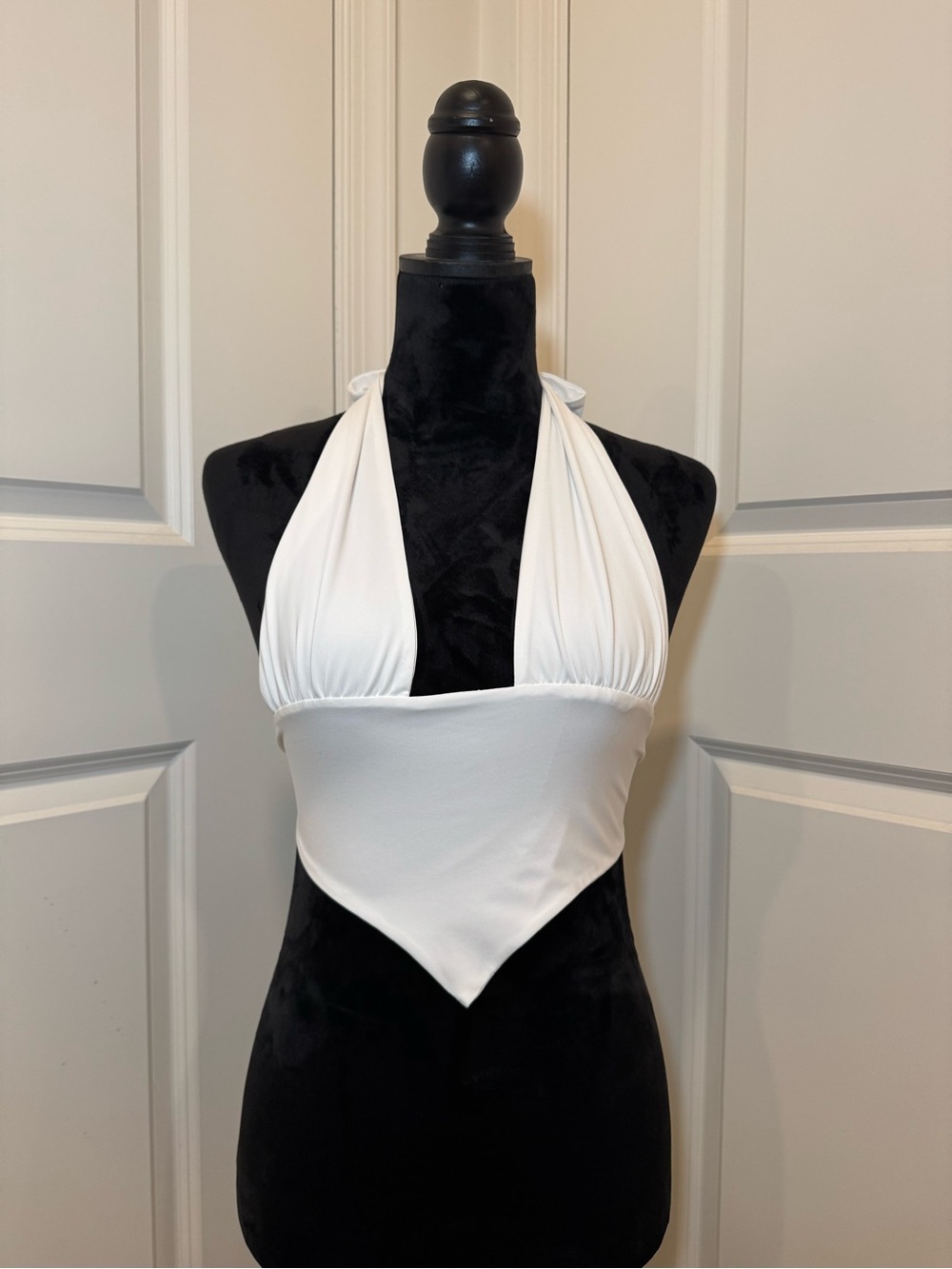 The Kript Backless Halter Top
